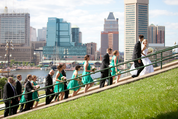 Baltimore Inner Harbor Tabrizi's Wedding Photos by Liz and Ryan Waterfront Federal Hill The Shrine of the Sacred Heart Mount Washington Wedding and Engagement Photography (13)